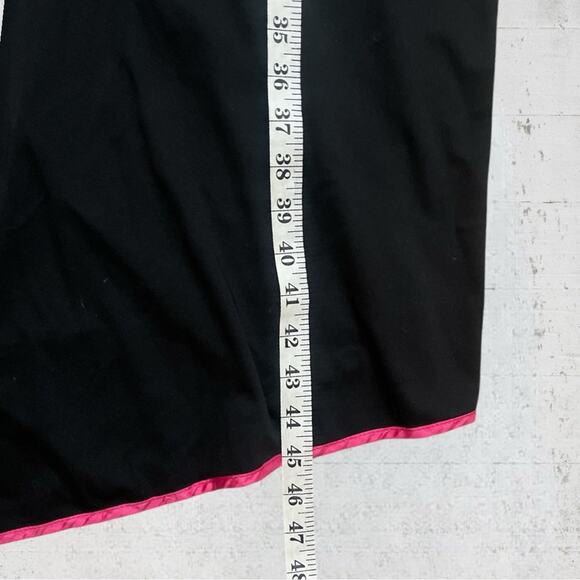 VTG Y2K Taboo Babydoll Asymmetrical Maxi Dress 2X Fairy Goth Black Pink - Picture 16 of 16